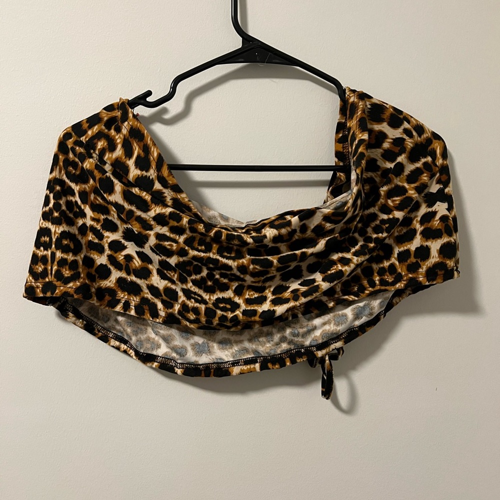 Leopard Print Tube Top